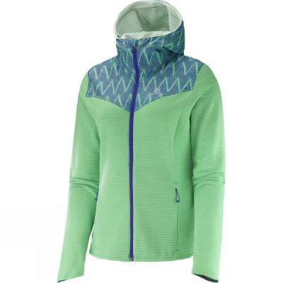 Chaquetas Salomon Elevate Mid Mujer Verde - Chile ETM152639